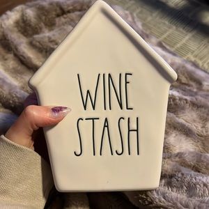 Rae Dunn “Wine Stash” bank